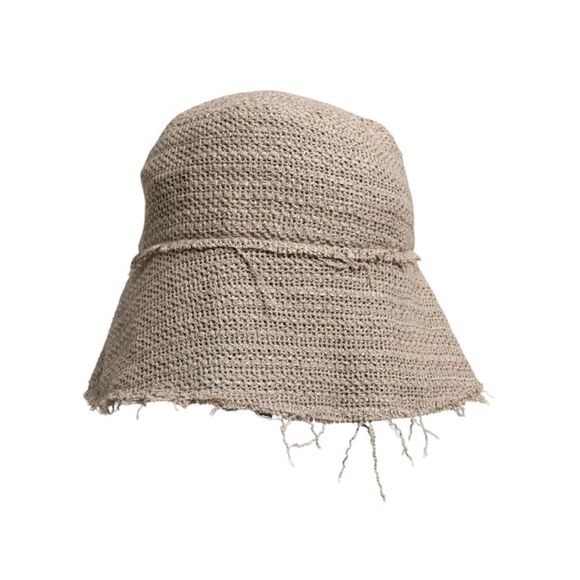 Dolce & Gabbana Beige Linen Wide Brim Bucket Men's Hat